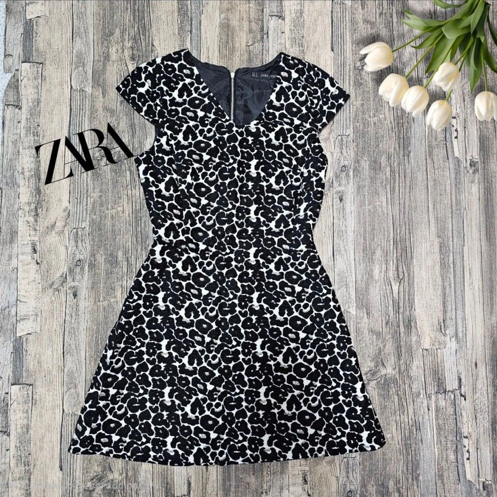 🐆Vestido animal print